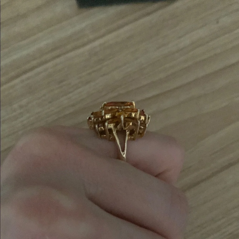 N/A orange citrine